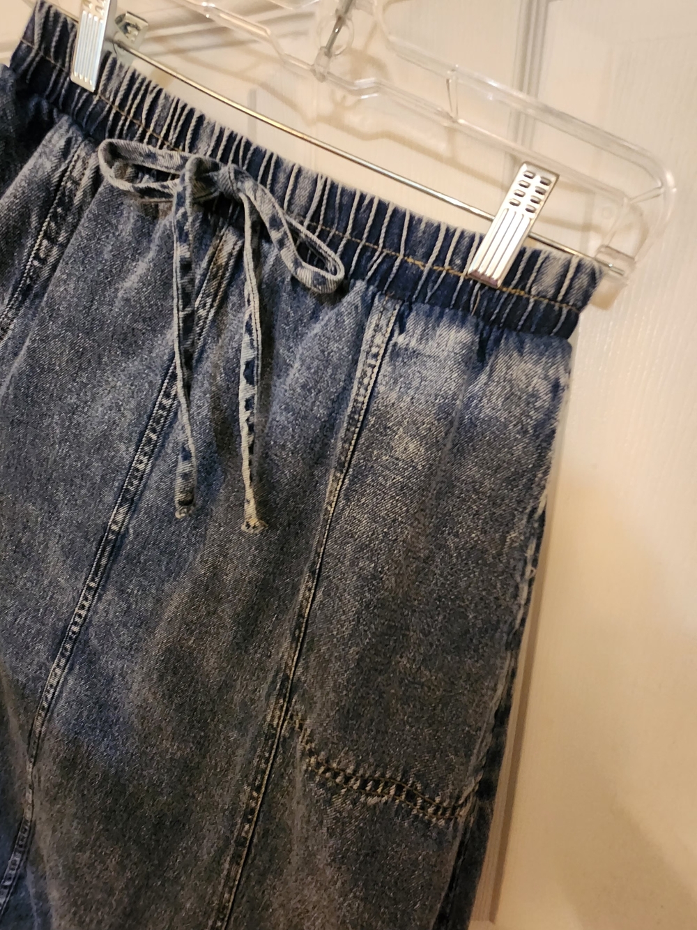 Blu Pepper- Classic Denim Flared Maxi Skirt. NWOT. - Picture 2 of 12
